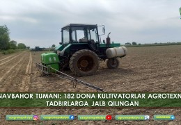 NAVBAHOR DISTRICT: 182 CULTIVATORS WERE INVOLVED IN AGROTECHNICAL EVENTS