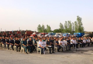 A practical seminar was held in the Samarkand region to prepare for the 2025 grain harvest season